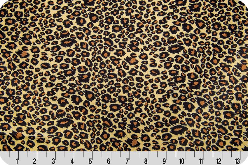 Cheetah Charmeuse Satin TAN BROWN SP-27