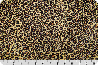 Cheetah Charmeuse Satin TAN BROWN SP-27