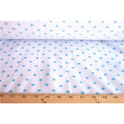 Baby Blue Polka Dots Poplin