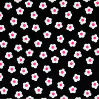 Misc Minky Cuddle Prints BLACK FLOWER