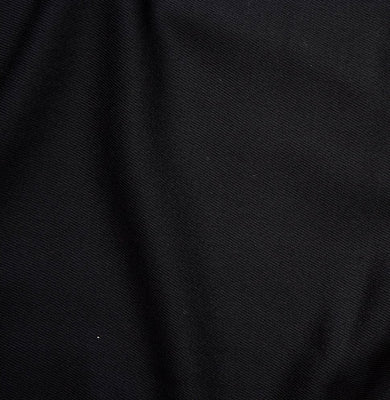 Black Poly Gabardine