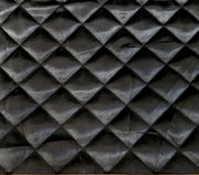 Black 1-1/2 Quilted Satin