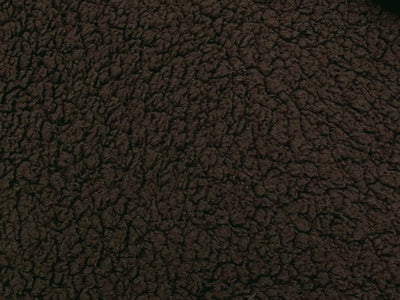 Minky Sherpa Lambs Wool Brown
