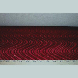 Upholstery Swirl Velvet Dark Burgundy