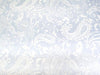 Paisley Charmeuse Satin BABY BLUE