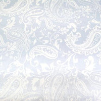 Paisley Charmeuse Satin BABY BLUE