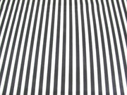 1/4 Inch Striped Charmeuse Satin BLACK