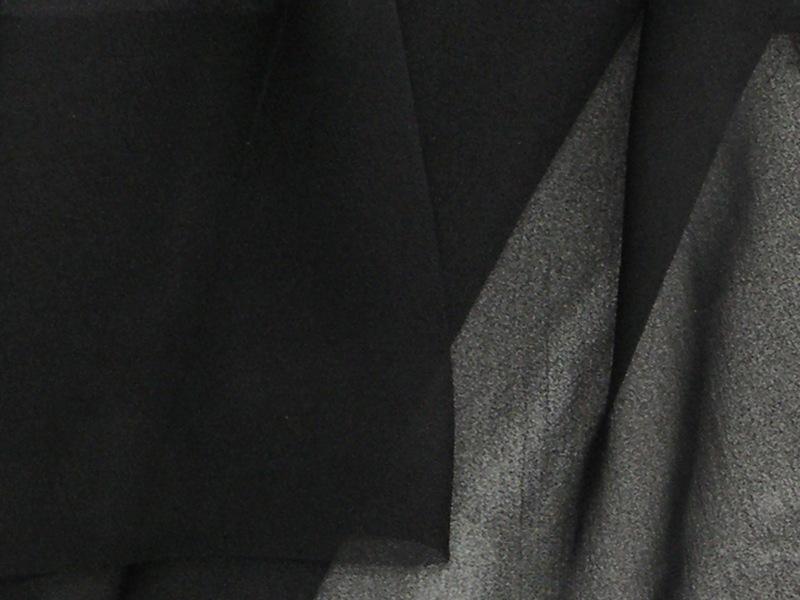 Two Tone Chiffon 58" BLACK