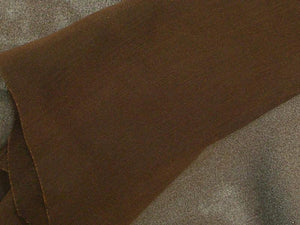 Two Tone Chiffon 58" BROWN BLACK