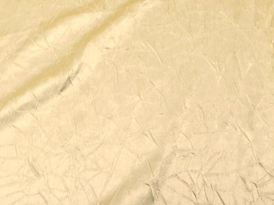 Crushed Charmeuse Satin BANANA