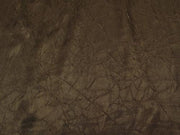 Crushed Charmeuse Satin BROWN