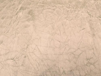 Crushed Charmeuse Satin CHAMPAGNE