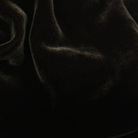 Plush Silk Velvet 44" Wide DARK BROWN