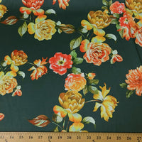 SWATCHES Dull Floral Charmeuse Silky