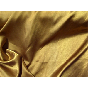 Charmeuse Silky Satin 44 Inch Width DARK GOLD