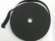 50 Yard Roll Black 1" Elastic
