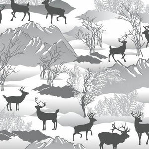 Premium Anti-Pill Grey Deer Fleece 205