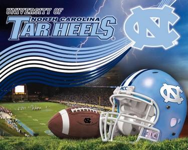 Anti-Pill North Carolina Stadium Football Fleece Panel B580