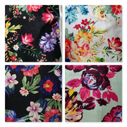 SWATCHES Dull Floral Charmeuse Silky
