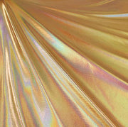 Iridescent FHS-2 Metallic Spandex Gold
