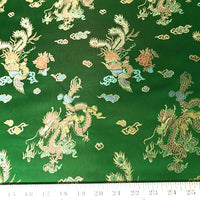 SWATCHES Chinese Satin Dragon/Phoenix Brocade