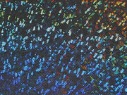Metallic Hologram Foil Spandex BLACK "60 YARD ROLL"