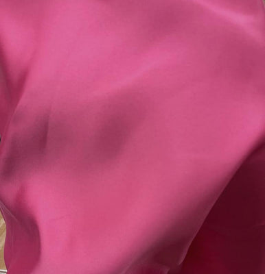 Dull Bridal Satin/Lamour Satin (peau de soie) FUCHSIA LIGHT Dye Lot 2