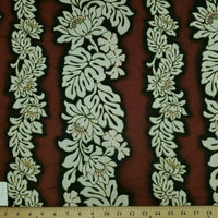 Rust Monstera Hawaiian Floral Cotton HP-517