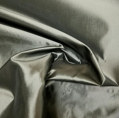 Taffeta Medium Heavy Weight CHARCOAL BLACK SILVER IRT-10