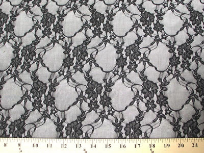 Circle Stretch Lace BLACK SL-20