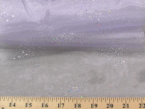 Sparkle Glitter Organza LAVENDER