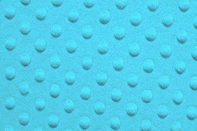 Minky Dimple Dot Fur LIGHT TURQUOISE