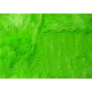 Long Pile Shaggy Fur LIME