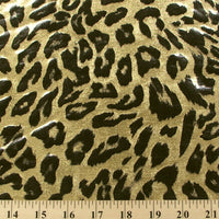 Black Gold Jaguar Metallic Spandex SP-18