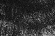 Misc Long Pile Minky Fur Solids ARCTIC FOX BLACK MF-12