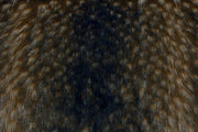 Striped Fox Tan Brown Minky Fur MF-17