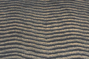 Zig Zag Pewter Black Minky Fur MF-6