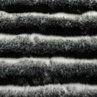 Wild Chinchilla Fur Black/White MF-72
