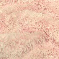 Minky Shaggy Fur PINK