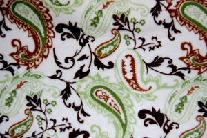 SWATCHES Paisley Minky Cuddle Fur