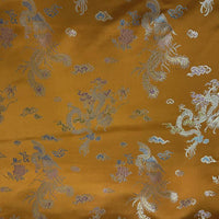 SWATCHES Chinese Satin Dragon/Phoenix Brocade