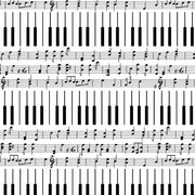 Premium Anti-Pill Piano Keys Fleece A67