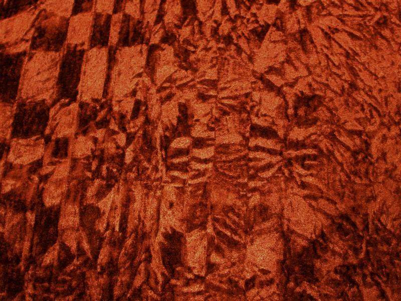 Poly Upholstery Crushed Velvet RUST CV-13