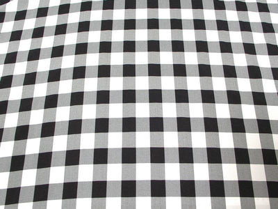 Poly Poplin Plaid BLACK