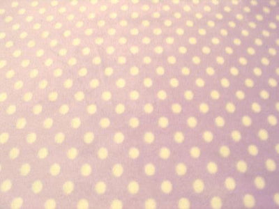 Polka Dot Cuddle Fur LAVENDER