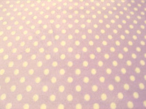 Polka Dot Cuddle Fur LAVENDER