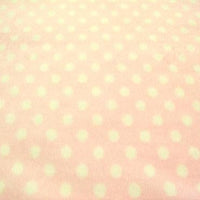 Polka Dot Cuddle Fur PINK