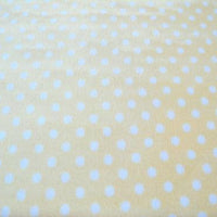 Polka Dot Cuddle Fur YELLOW