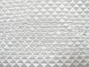 White 1-1/2 Quilted Satin