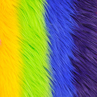 SWATCHES Striped Shaggy Fur